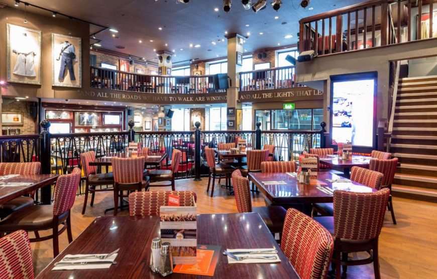 Hard Rock Café Manchester With Set Menu For Lunch Or Dinner