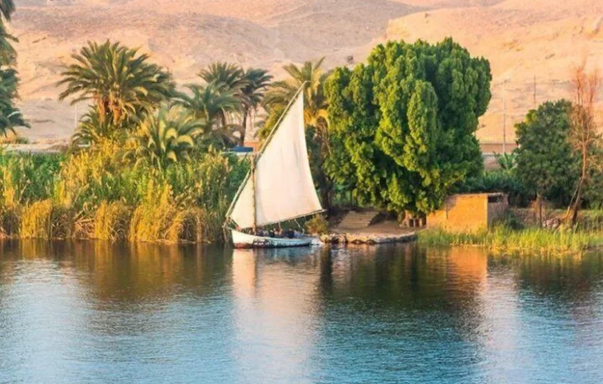 Luxor Half Day Felucca Boat Ride with Banana Island Visit